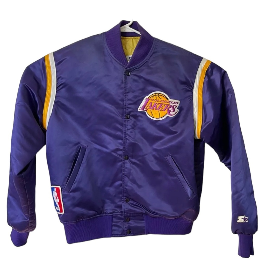 Vintage 1989 Lakers Road Starter Jacket